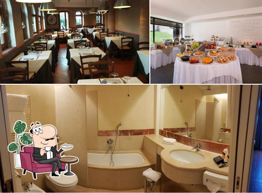 Gli interni di CDH Hotel Radda