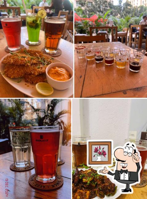 The interior of Doolally Taproom