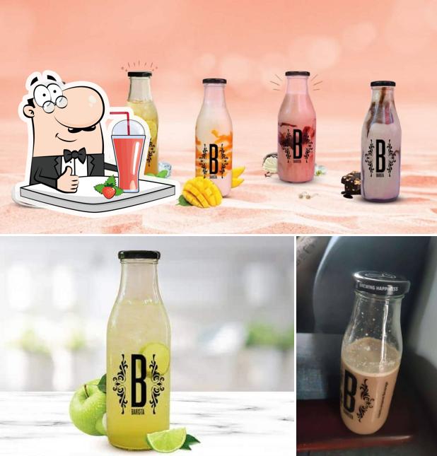Enjoy a beverage at barista