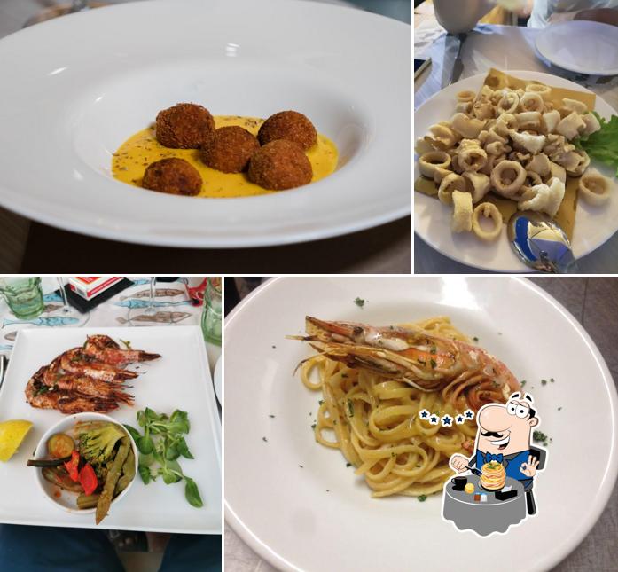 Cibo al Ristorante Alga Blu