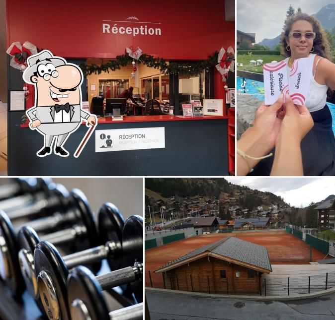 Gli esterni di Champéry Palladium Hotel