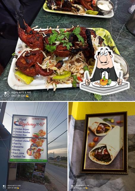 Food at Hotel Highway 47