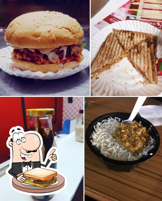 Grilled cheese sandwich at Okids cafeteria