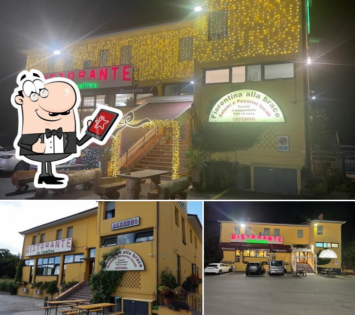 Puoi goderti l'aria fresca da seduto all'esterno di Ristorante La Cavallina