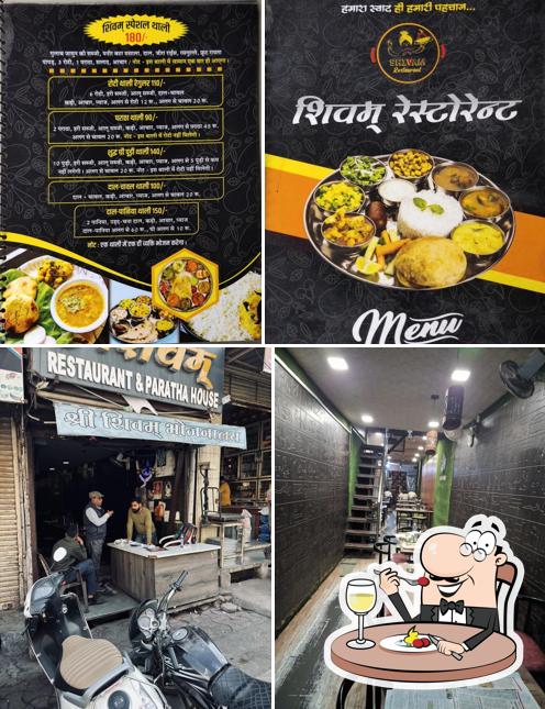Food at Shri Shivam Restaurant and paratha hall