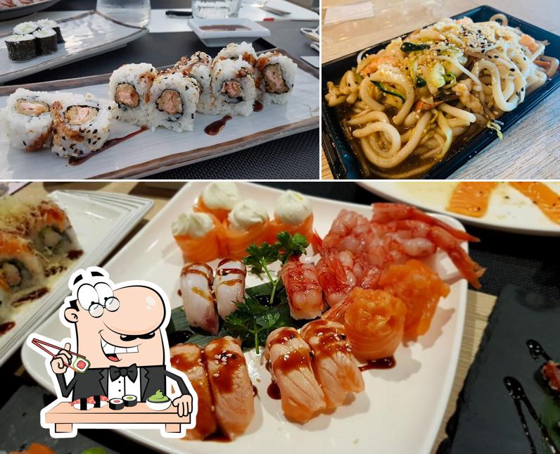 Scegli le varie opzioni di sushi
