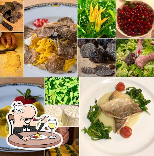 Cibo al Ristorante Groto De Corgnan