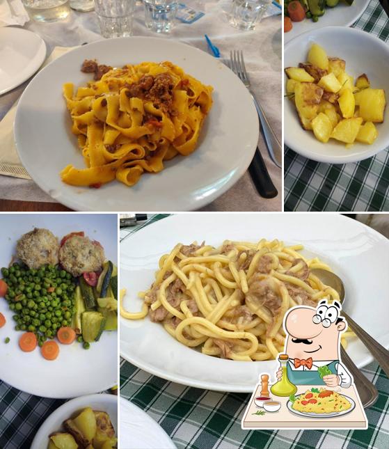 Platti al Trattoria dal Pansa