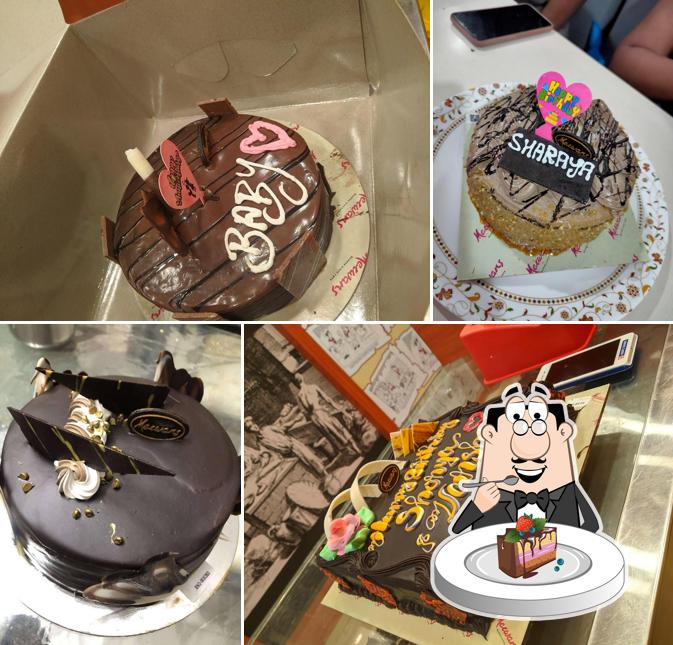 Chocolate cake at Merwans Cake Shop