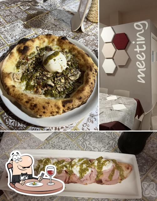La immagine di cibo e interni da Meeting