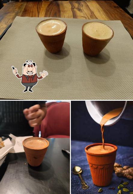 Chocolate mousse at HASHTAG KHULHAD CHAI