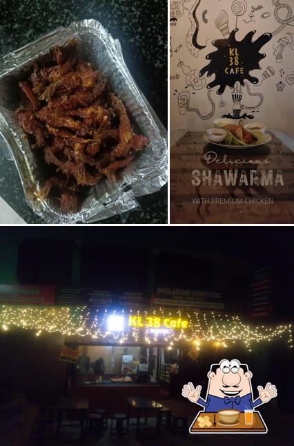 This is the image displaying food and interior at KL 38 Cafe