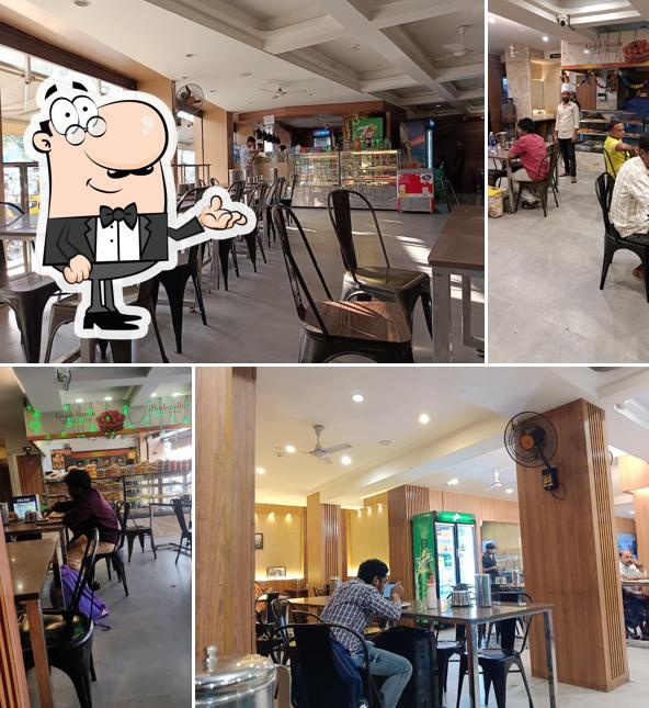 The interior of Mint and Mirchi