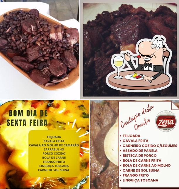 Comida em Restaurante da Zena
