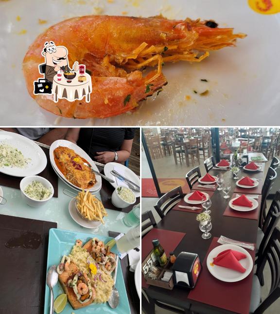 Comida em Restaurante Sabores Do Camarão