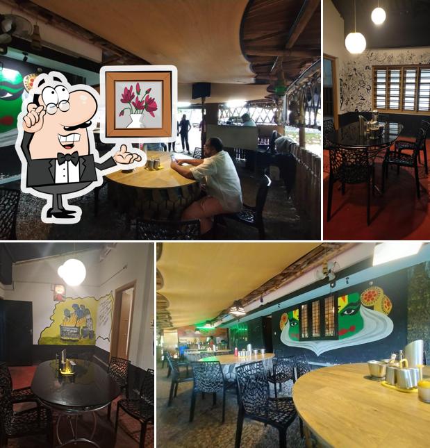 The interior of Chola Food Court