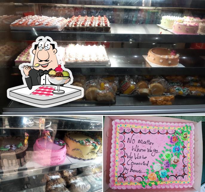 Nandhini bakery provides a number of sweet dishes