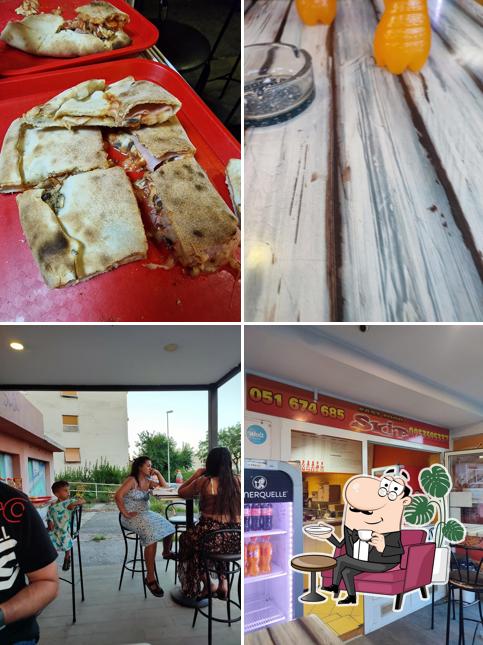 La foto di interni e cibo da Fast Food Restaurant "Skip"