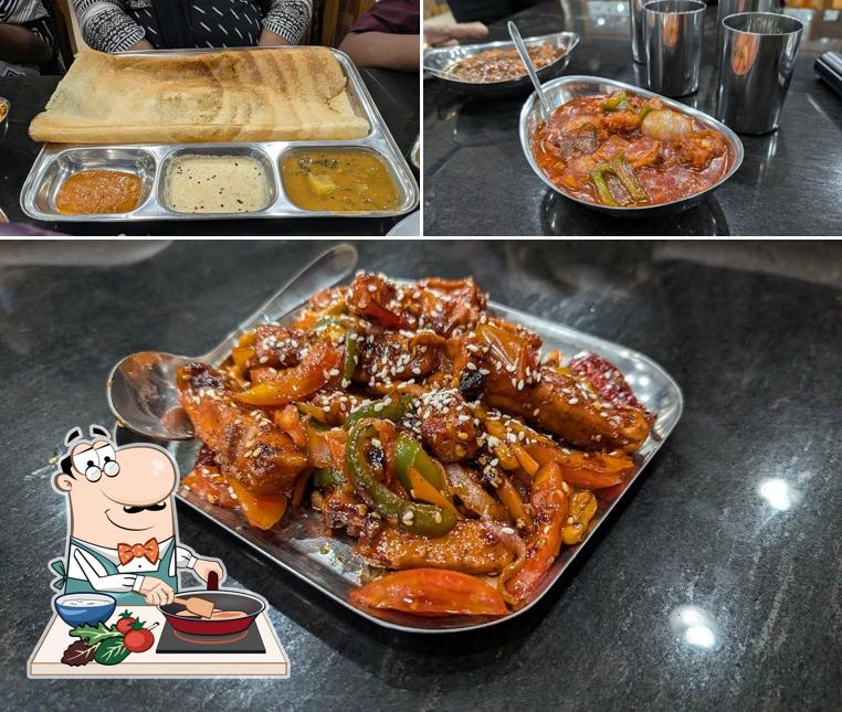 Chicken curry at Hotel New Udupi Palace