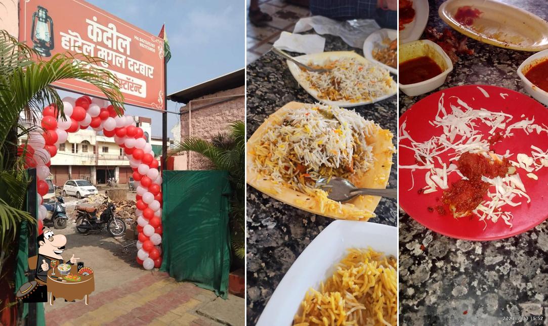 Food at Mughal Darbar Kandil Hotel