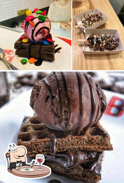 The picture of BRAIN FREEZE ICE CREAM & DESSERTS’s food and interior