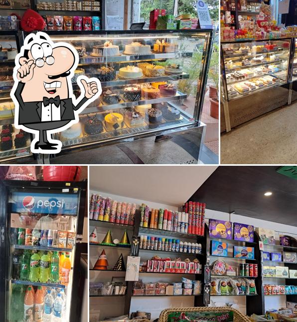 Take a seat at one of the tables at Dolphin Bakes ‘N’ Ice Creams