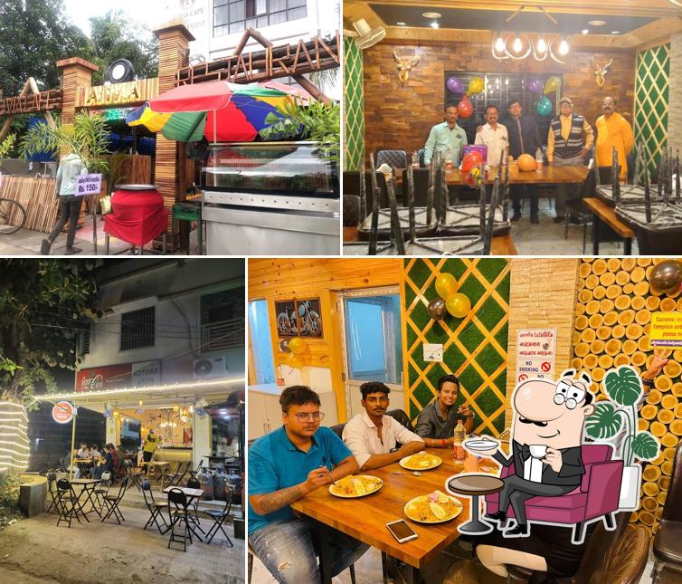 The interior of New Alivia Cafe and Restaurant