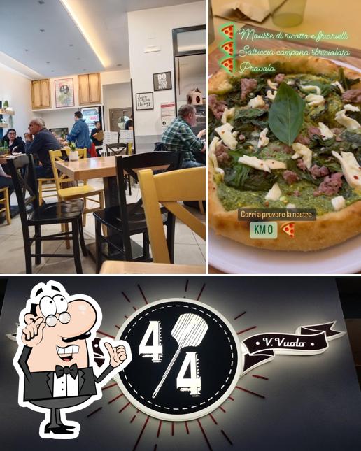 Gli interni di Quattro Quarti Pizzeria