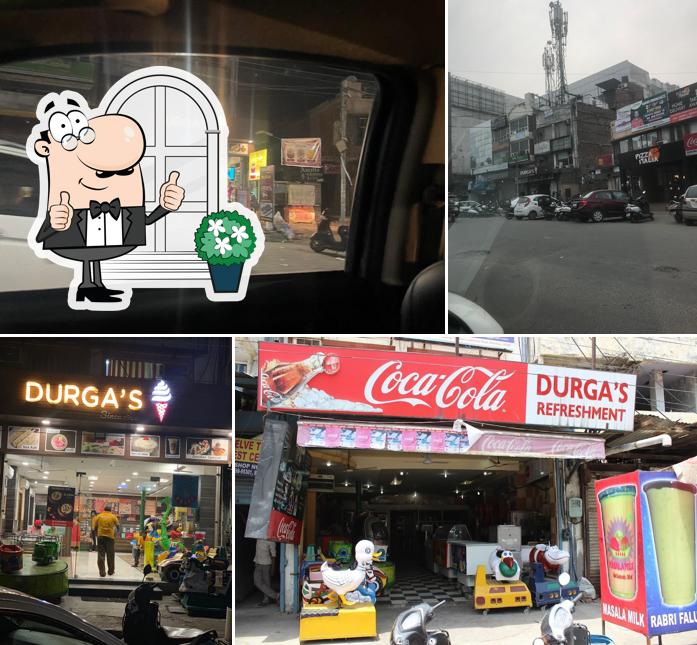 The exterior of Durga’s