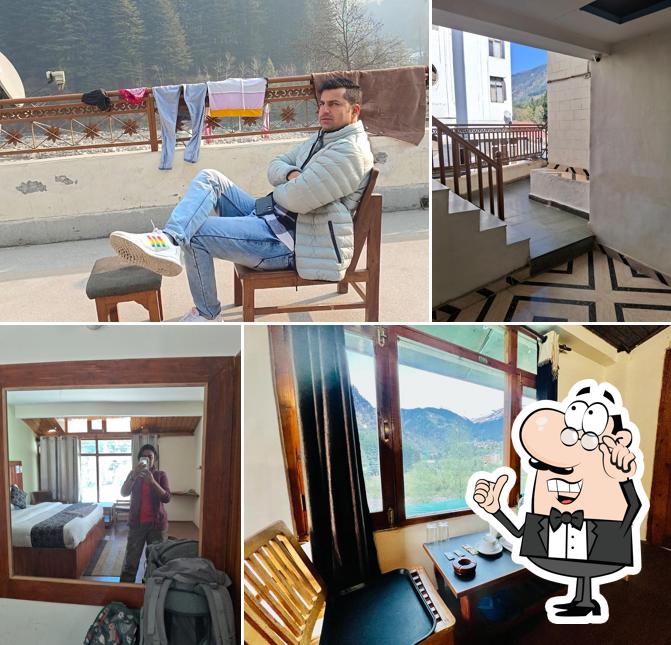 The interior of Hotel silverland - Manali