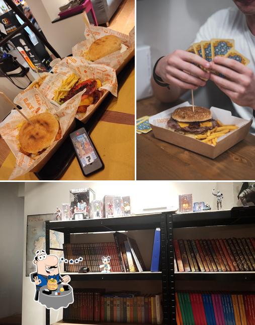 META Gaming Pub si caratterizza per la cibo e interni