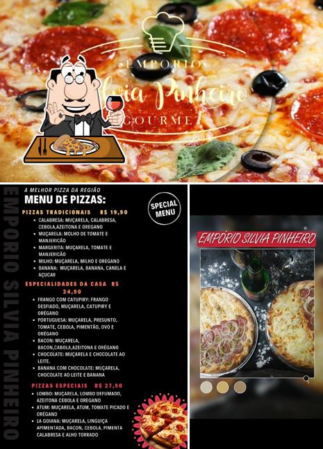 No PIZZARIA EMPÓRIO SILVIA PINHEIRO, você pode pedir pizza