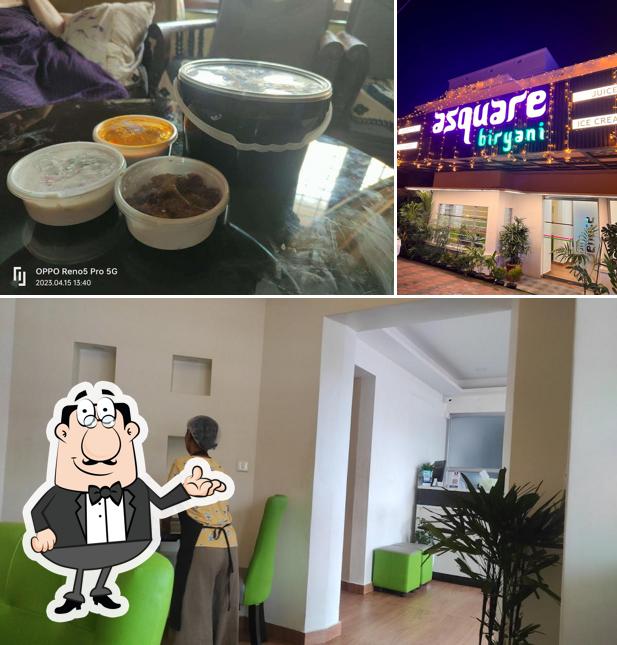 The interior of asquare biriyani