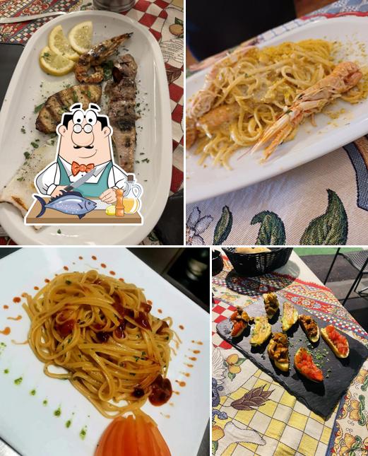 Salmone grigliato al Trattoria Serafino I° di Serafino Luigi