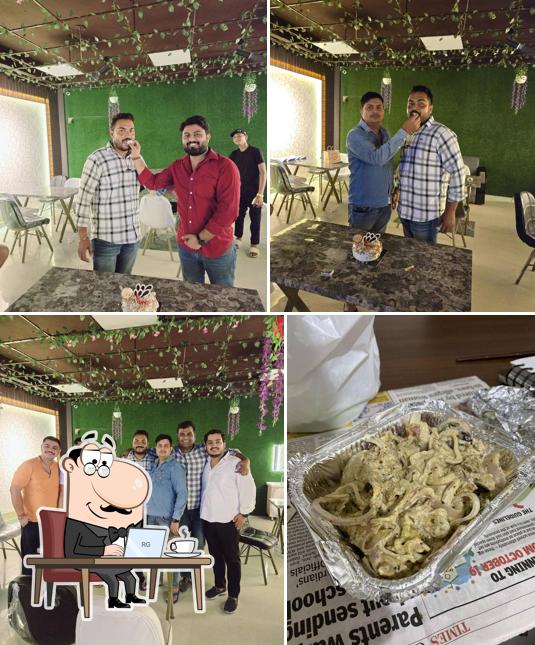 The interior of Veer Ji Malai Chaap Wale