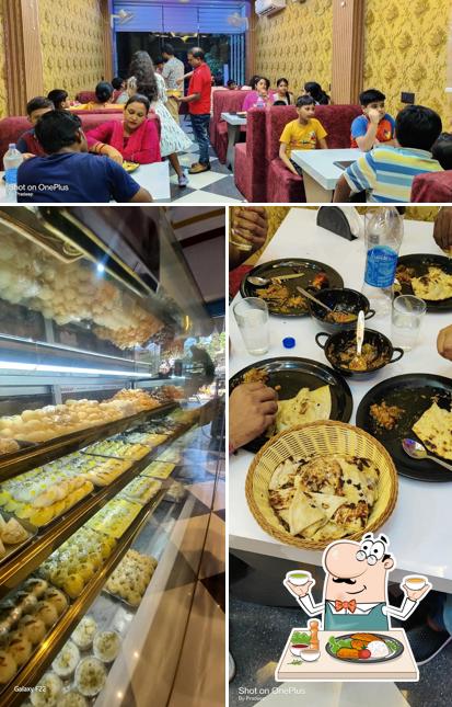 The picture of food and interior at Laddu Gopal Sweets & Restaurant
