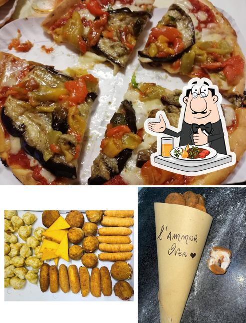 Cibo al Pizzeria del corso