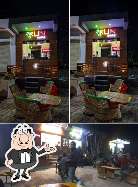 The interior of Sukun Cafe