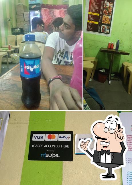 The interior of Xlnc Arabian Shawarma House