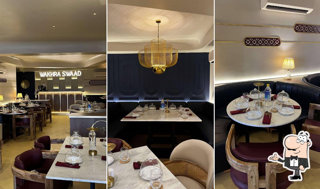 Take a seat at one of the tables at Wakhra Swaad