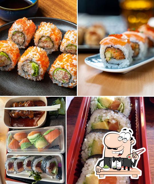 Scegli le diverse opzioni di sushi