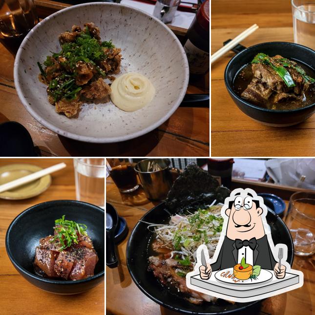 Platos en Pabu Izakaya