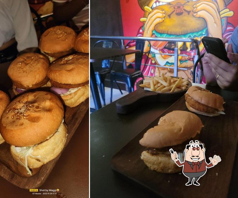 Food at Bombay Burger's