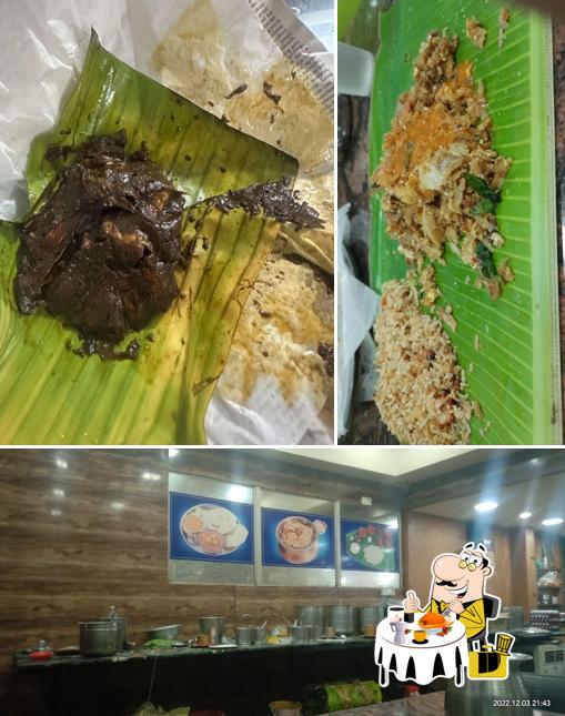 Among different things one can find food and interior at Niw raja hotel