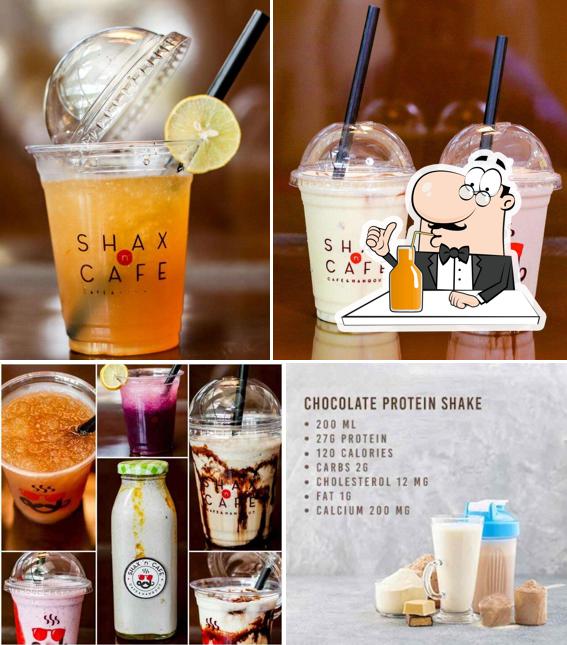 Enjoy a drink at Shax 'n' Café