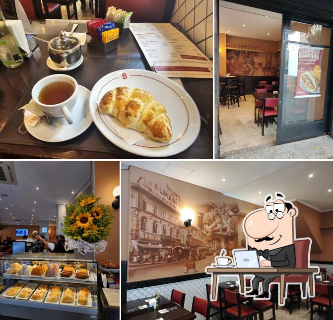 O interior do Restaurante e Café Bom Gosto