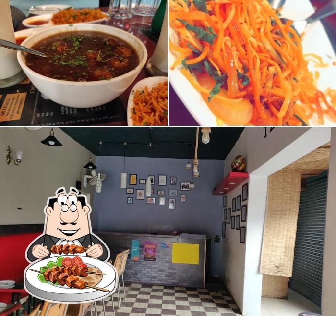 Among different things one can find food and interior at The Golden Diner
