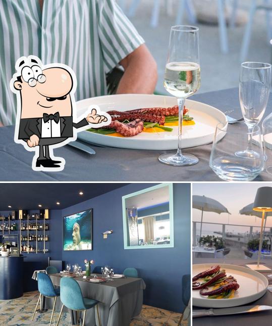 Dai un'occhiata agli interni di Blu Ristorante