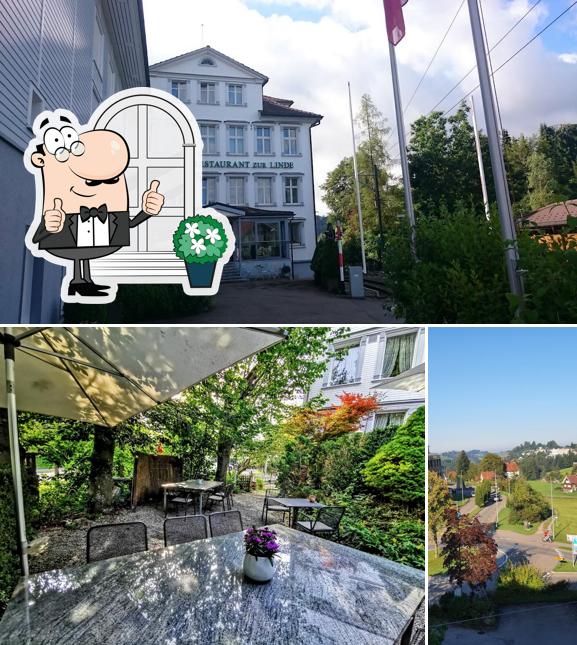 L'area esterna è una caratteristica importante di Hotel zur Linde