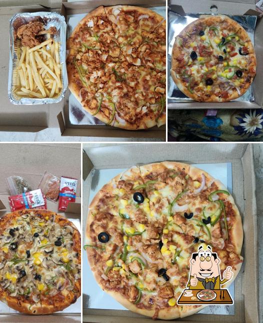 Order various kinds of pizza